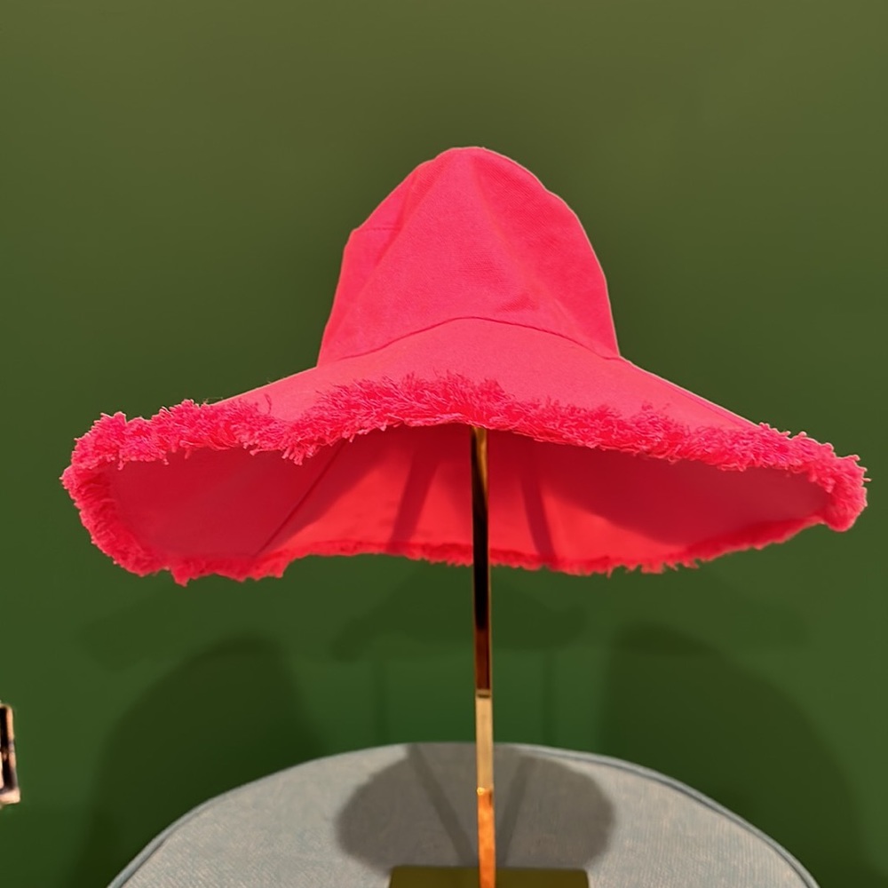 Francis Valentine pink sun hat OS 2022 collection